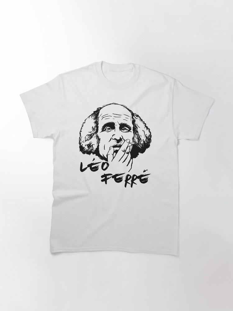 Léo Ferré Leo Ferre (sketch style) Classic T-Shirt