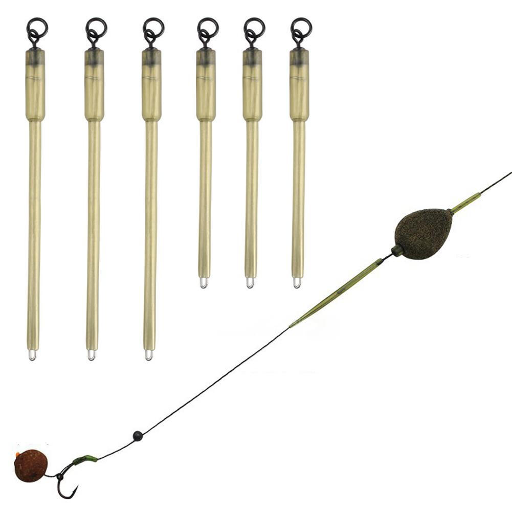 10Pcs Carp Fishing Tackle Terminal PVA Bag Stems Connector Swivels PVA Tube Bags Stems Lead Insert End Terminal Tackle Mash