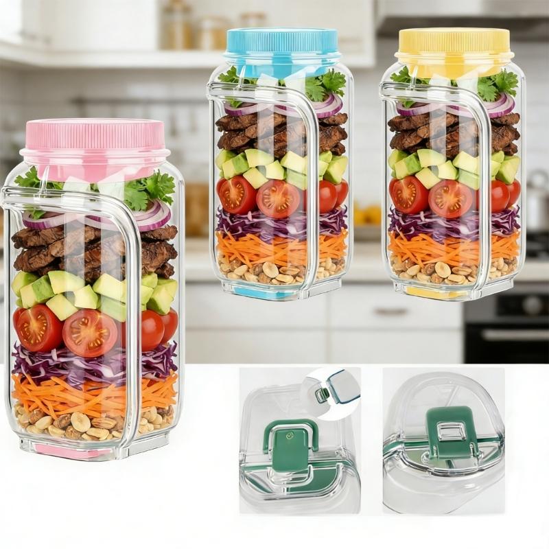 Functional Plastic Square Container For Various Food Freshness Preservations With Hassle Release Cleaning Maintenance