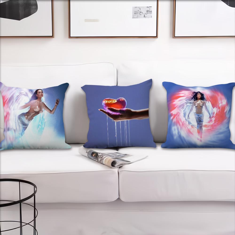 Singer K-Katy P-Perry 143 Music cushion cover Pillow Cover Decoration Room Home Sofa living Office Car Nordic Simplicity