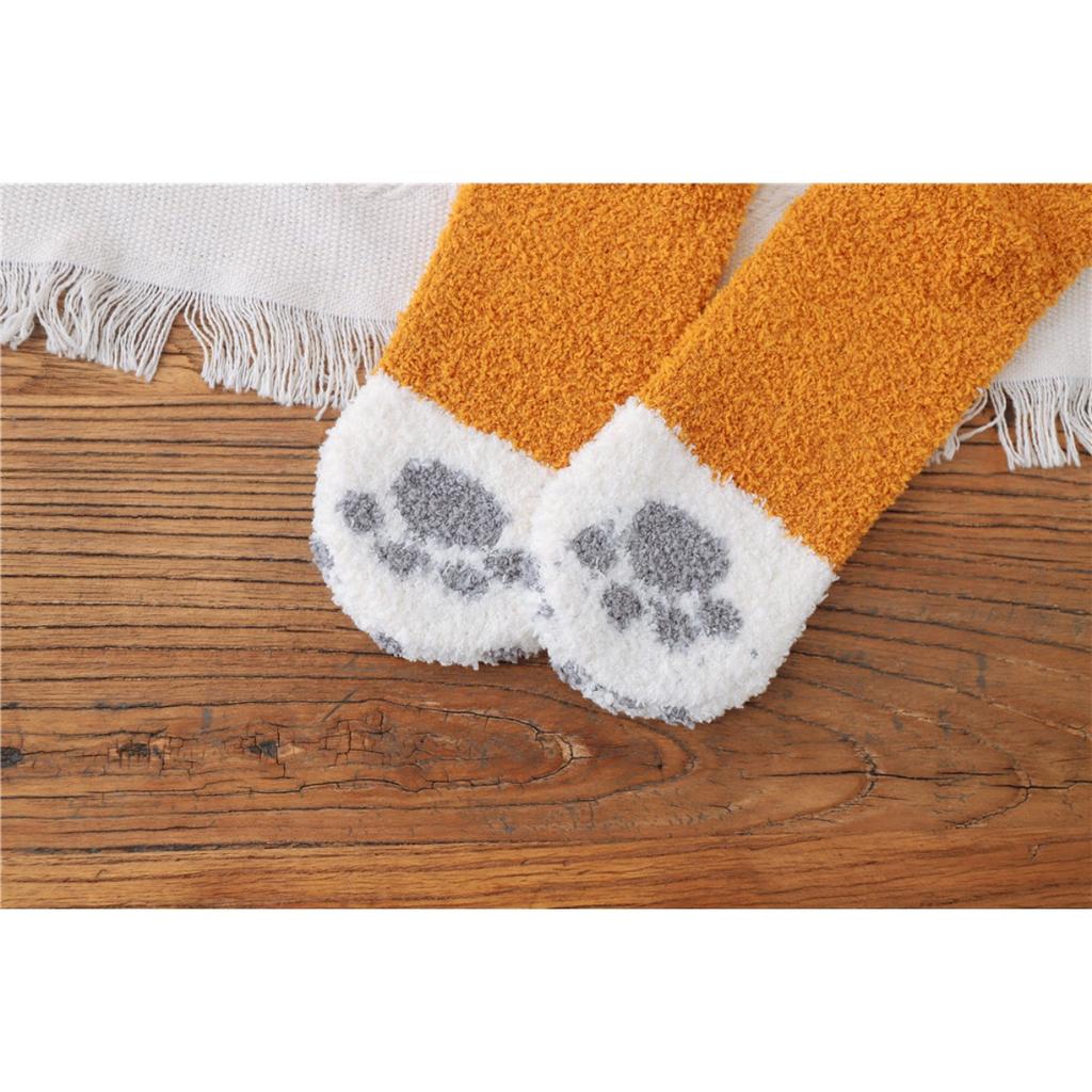 Puszyste, Skarpetki kapcie, Skarpetki damskie, Skarpetki domowe, Skarpetki z polaru koralowego, Słodkie skarpetki z kotem, Pluszowe skarpetki, Skarpetki świąteczne