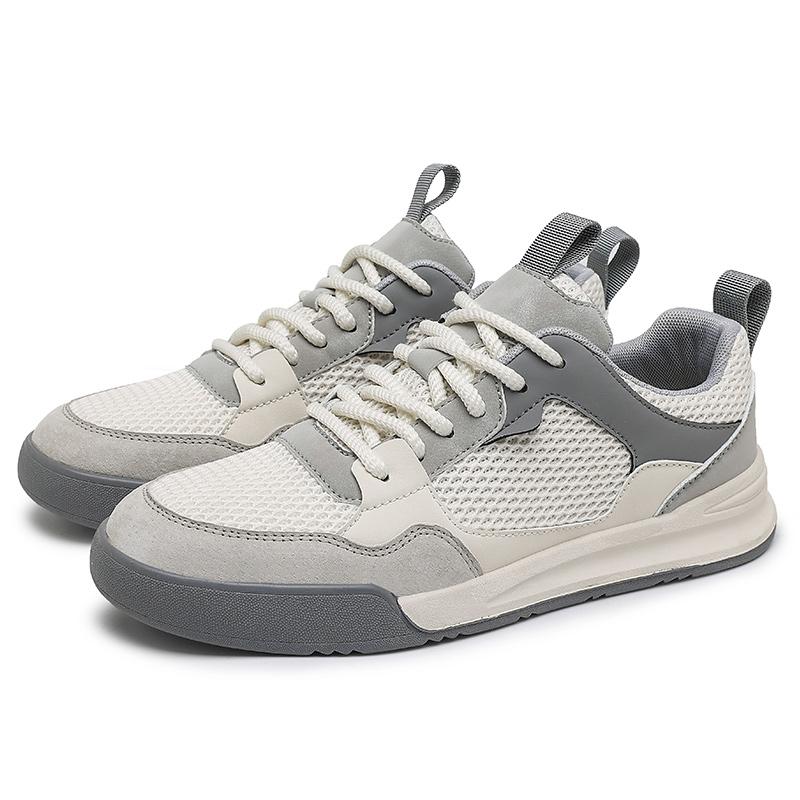 

Fashion Breathable men s board shoes Trendy and Comfortable High Quality Outdoor sports youth shoes Spring and summer Hot New 44 серый
