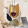 Women Plus Size Batwing Short Sleeve Top Round Neck Moon Star Night Sky Print Loose Casual Tunic Blouse