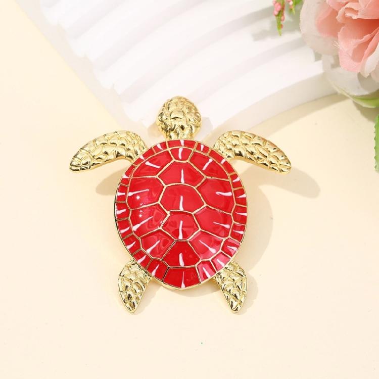 Unique Tortoise Design Brooch Lightweight Alloy Jewelry Lapel Pin For Business Outfit Birthday Gift