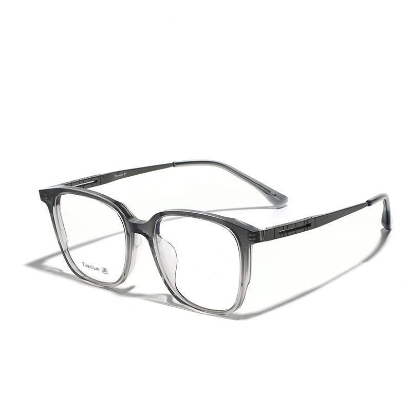 Large Frame Plate Glasses Frame, Black Frame Myopia Glasses Frame Glasses Men, Plain Glasses Women