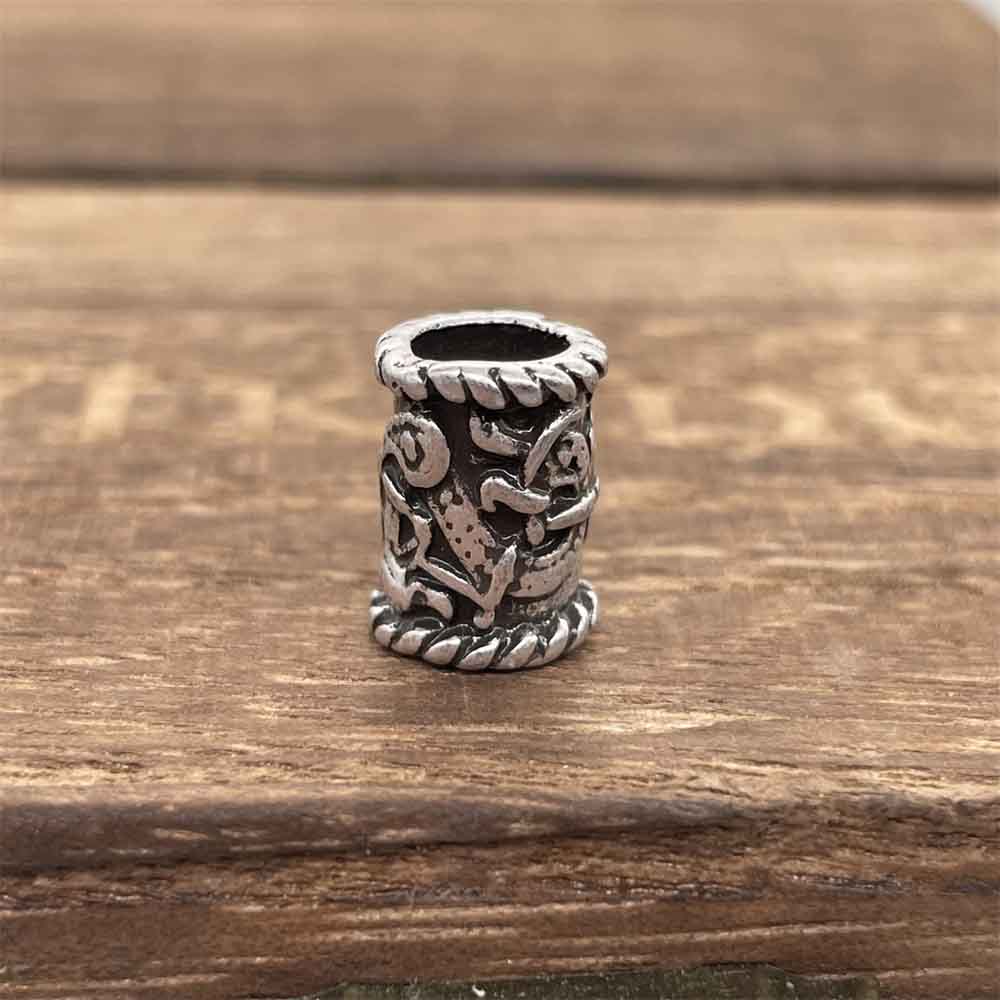 

1Pcs Norse Runes Beads For Jewelry Making Diy Metal Crafts Runas Vikingas Jewerly Runic Letter Bead Fit Charm Viking Bracelet