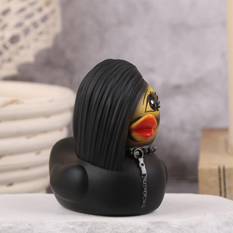 Duck Statue Indoor Gothic Sculpture Punk Animal Figurine Resin Statues Desk Decor Collectible Figurines Satan Duck Tabletop