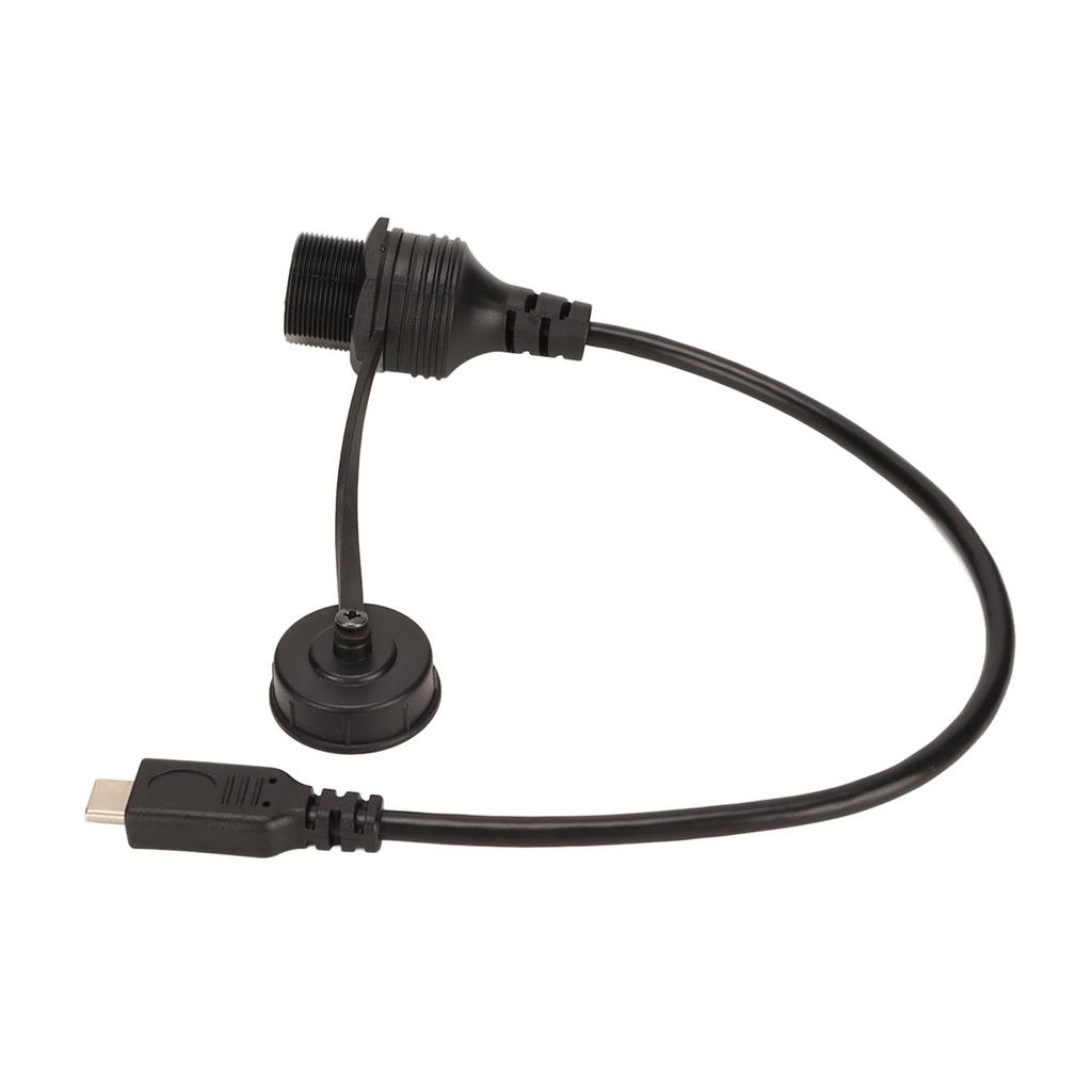Type C to USB B Cable Waterproof Embedded Installation Extension Cable for Printers Cars Ships Yachts Dashboards