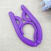 Portable Folding Plastic Clothing Coat Hanger Travel Foldable Hanger 5 Colors