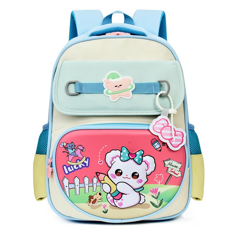 Primary School Boys and Girls Schoolbag Grade 1-3 Cartoon Children Backpack
