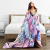 Needy Streamer Overload Kangel Plush Blanket Children  Flannel Throw Blanket For Couch Warm Custom Quality Bedspread Gift Idea