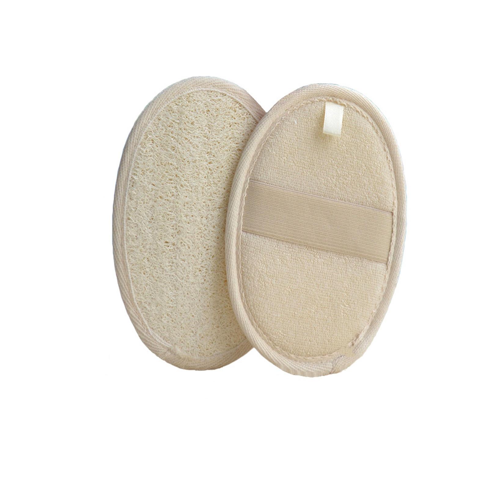 

Exfoliating Sponge Pad Natural Towel Gourd Sponge Scrub Body Gloves For Men And Women, Suitable For Bathing Spa One Size