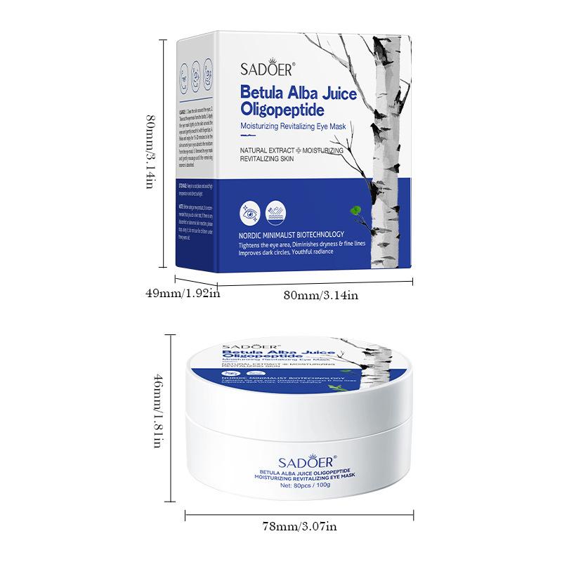 Spot Eye Mask 100g Birch Juice Oligopeptide Revitalizing Moisturizing Moisturizing Eye Mask Skin Care Products