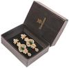 Touchstone India Bollywood Aspirations Traditional Indian Peacock Motif Faceted Faux Emerald Gold Tone White Rhinestones Spectacular Designer Bridal