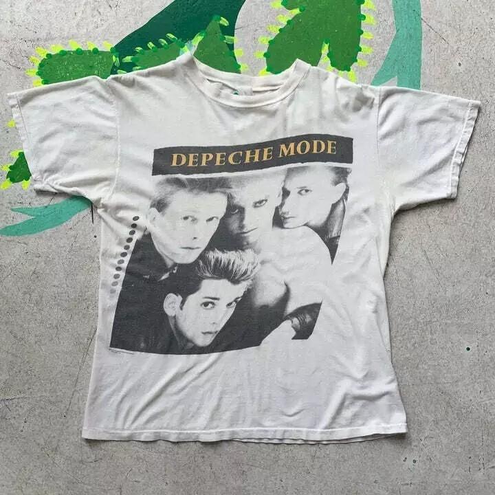 

1985 Depeche Mode Band Remake Tshirt Classic Style Unisex S5XL Unisex T-Shirt XXXXL