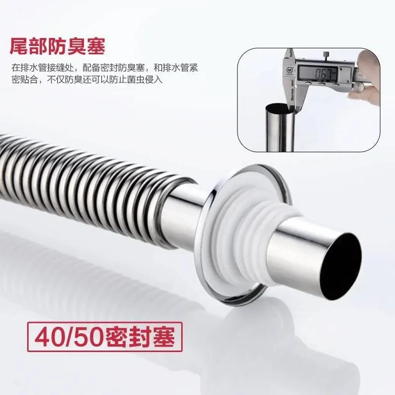 Küchenspüle aus Edelstahl, Abflussfilter, Einzeltank, Spüle, Abflussrohr, Deodorant, Badezimmer, Kanalisationszubehör, Küchenkorb