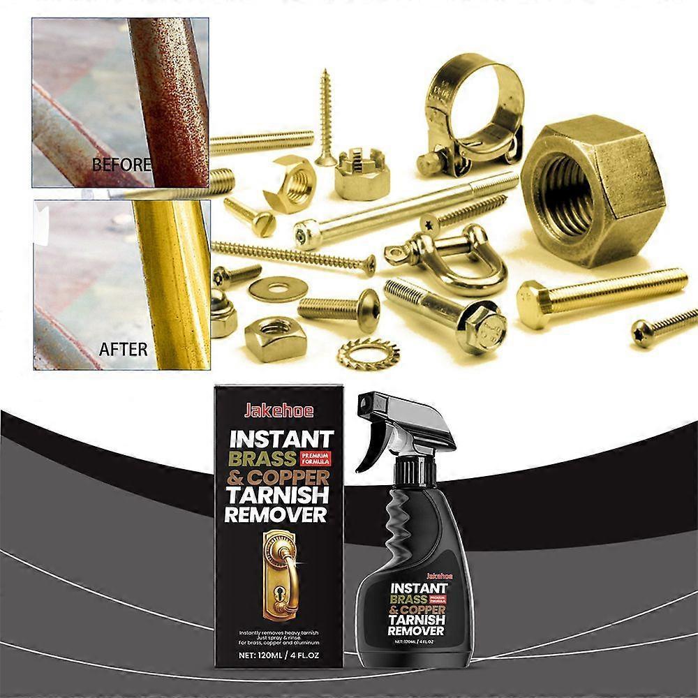 3PCS Brass and Copper Tarnish Remover, Powerful Organic Formula That Safely Removes Rust, Stains and Oxidation