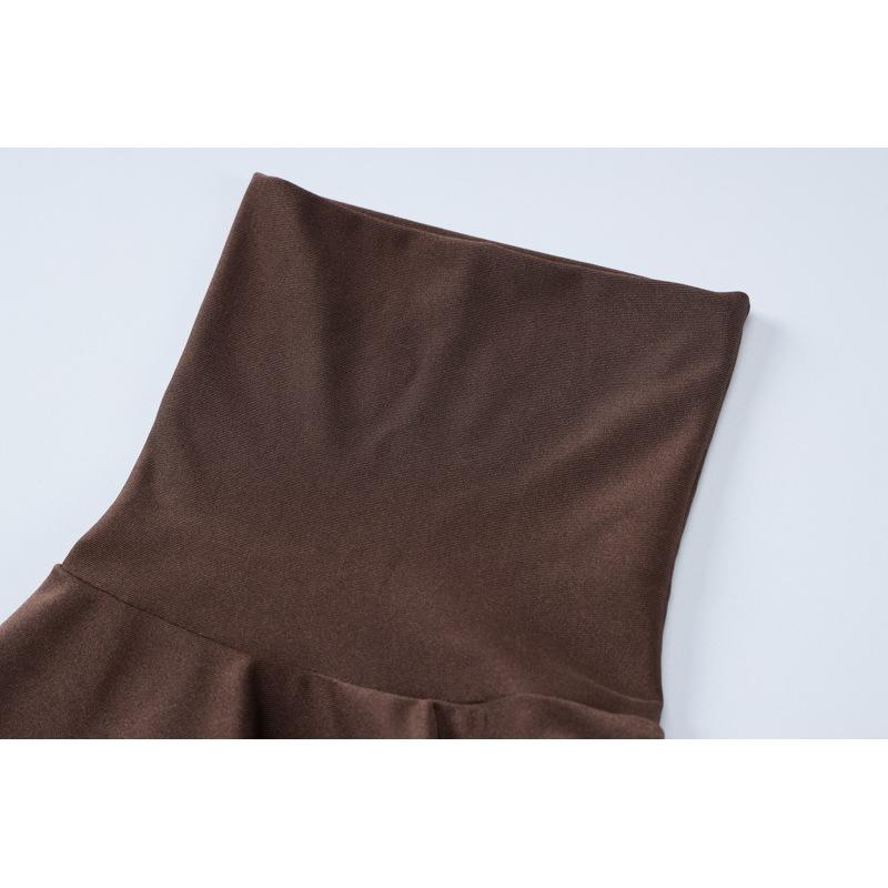 Frauen 2024 Frühling Herbst Mode Langarm Streetwear Bodycon Schwarz Midi Kleid Großhandel Artikel Für Business