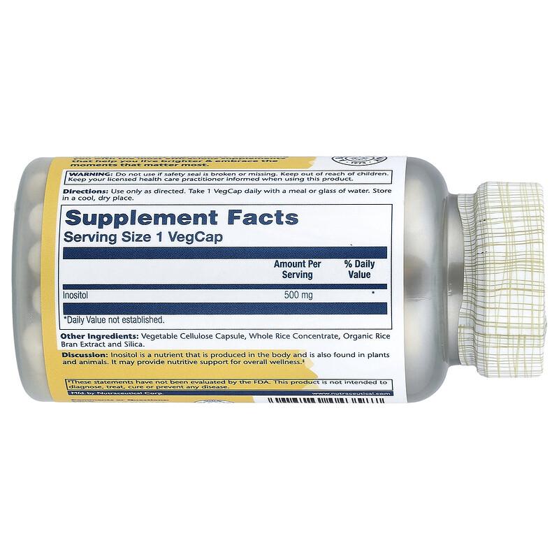 Inostitol, 500 mg, 100 VegCaps