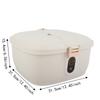 PET Airtight Grain Dispenser 5kg Kitchen Grain Bucket Airtight Cereal Storage Bin  For Kitchen