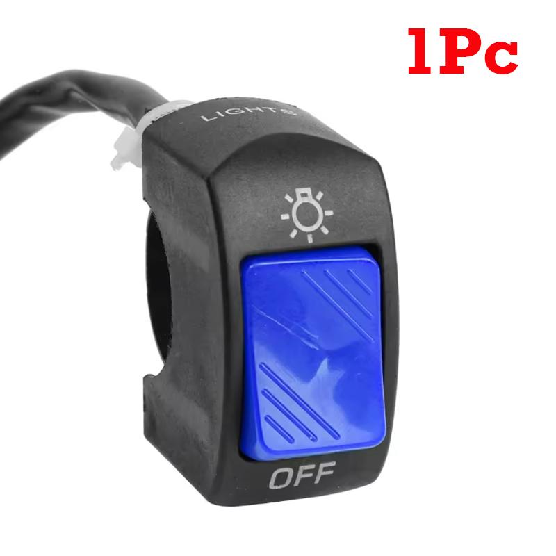 1/2Pcs Motorcycle Switch ON/OFF Button Universal Moto Scooter Second-line Headlight Handlebar Switch Modification Accessories