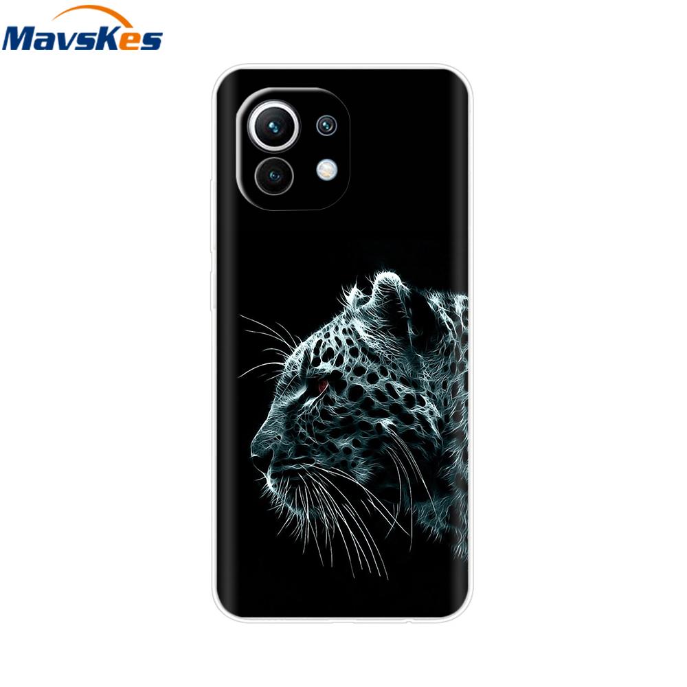 Clear Case for Xiaomi Mi 11 Lite NE 5G Mi11 lite Soft TPU Transparent Shockproof Phone Cover For Xiomi Mi11lite Mi 11 lite NE 5G