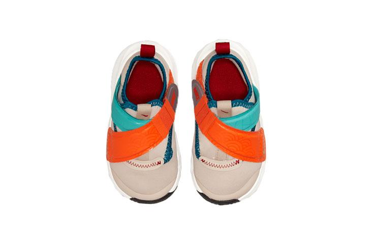 Nike Flex Advance Abrasion Resistant Low Top Toddler Shoes Beige Orange TD Infant And Toddler DQ4501-101