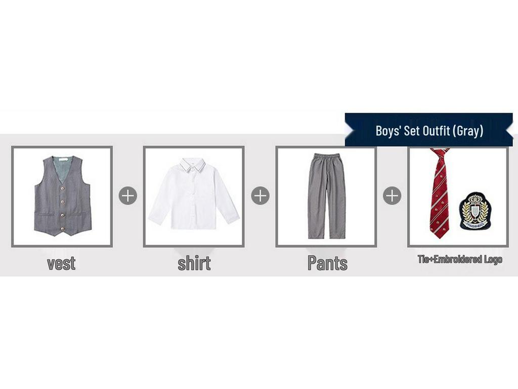 Children's Graduation & Choir Costumes: Boys' Vest Sets & Girls' Formal Dresses
