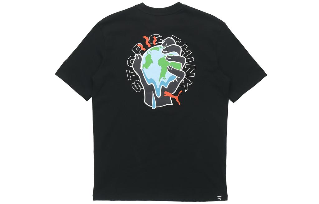 Puma Set-in Sleeve T-Shirt Men's Black 599181-01