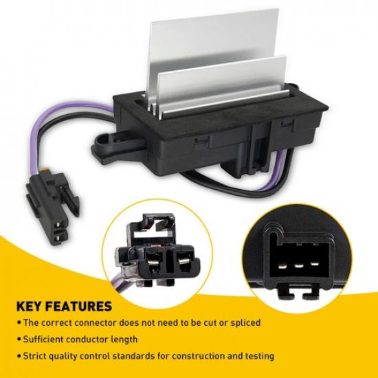 For GMC CHEVROLET UPDATED DESIGN BLOWER RESISTOR REPLACES 4P1516 JA1639 BMR34