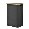 Foldable Laundry Basket: Portable, Dustproof, Large Capacity Hamper for Household Storage.
