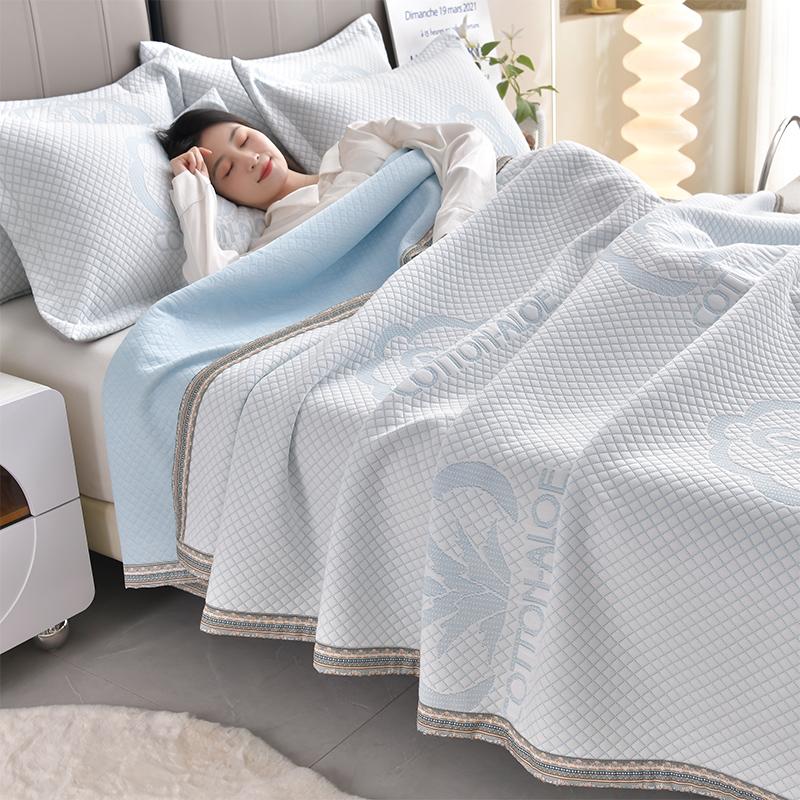 Tagesdecke Blätter Stil Jacquard Decke Sofa Handtuch Dekor Sommer Quilt Hohe Qualität Geschenk edredon (Kissenbezug muss bestellt werden)