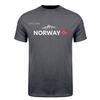 Boat Norwegian Flag Norway Tshirt Unisex Cotton Short Sleeve Streetwear Vintage Norway Flag Mountain T Shirt Hj110