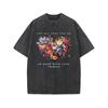 Washed, Everything Is Filled with Love Printed Men's T-Shirt, High-Quality Printed Cotton Retro Fashion T-Shirt, for Summer , Holiday Gifts