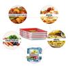 Reusable Food Preservation Tray Plastic Creative Vacuum Seal Fruit Dishes Storage Tray Refrigerator Fresh-keeping Film Container