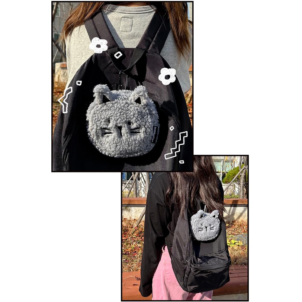 Kim Ha Chan Plush Character Pouch Mini Accessory Pocket AirPods Key Ring Earphone Coin Hook Pouch Pouch, Pouch, Pouch, Pouch, Pouch, (Chegoyang