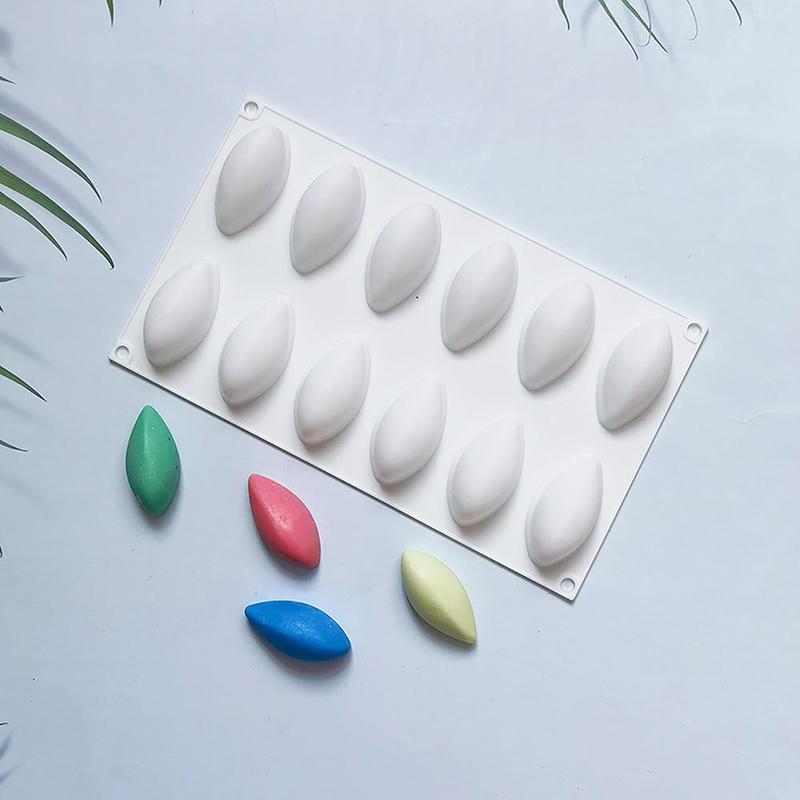 1Pc 12 Cavity Mango Silicone Cake Mold For Diy Chocolate Mousse Jelly Pudding Pastry Dessert Bread Bakeware Decorating Tools