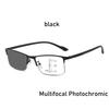 Unisex Progressive Near Far Sight Eyeglasses Ultralight Photochromic Multifocal Reading Glasses Diopter To +4 0 Fashion