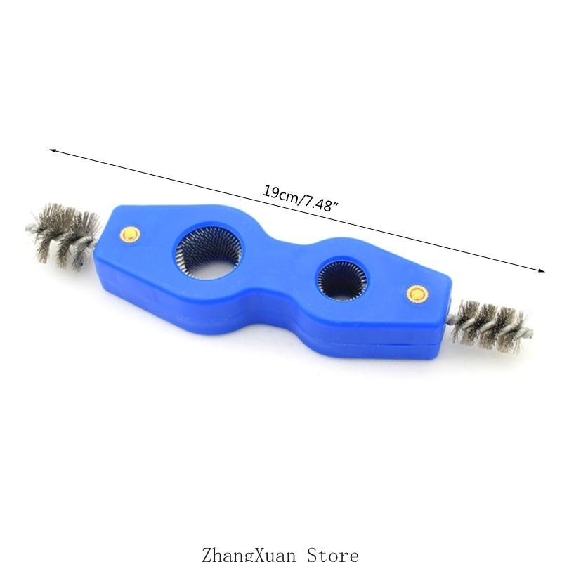 Tube & Fitting Brush 4 In 1 Pipe Cleaning Tool Wire Brush Deburr for Copper Pipe 3XUF