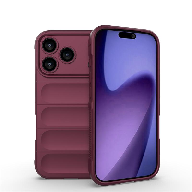 For iPhone 17 Pro Case For iPhone 17 Air iPhone 17 Pro Max Cover Funda Anti-Slip Silicone Shockproof Protective Phone Back Cover