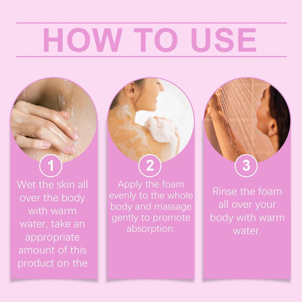 Exfoliating Shower Gel Deep Cleansing Remove Old Dead Skin Brighten Skin