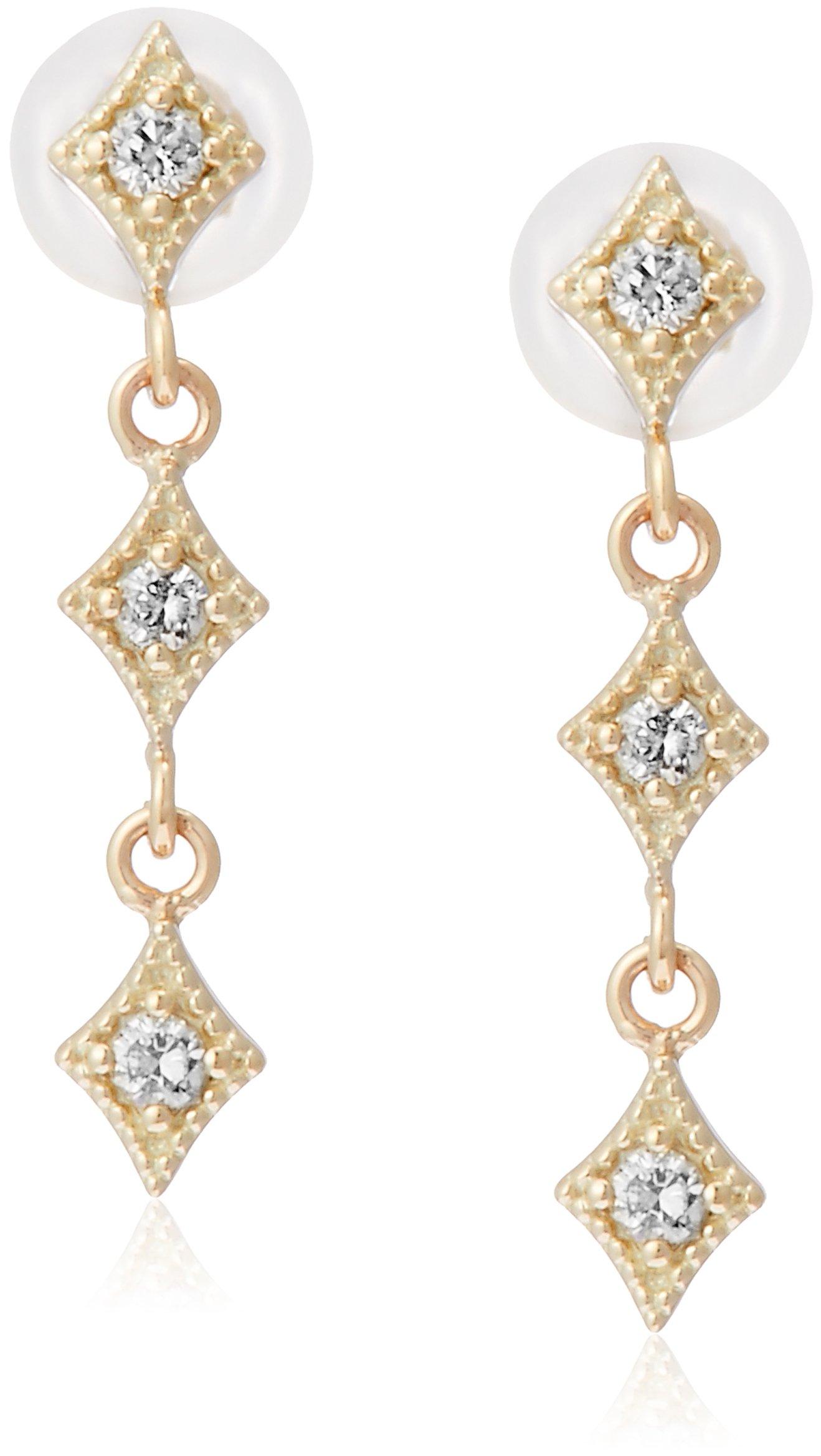 

ESTELLE [WEB Exclusive] K10 Yellow Gold Diamond Earrings 0212-2463-0019-0000
