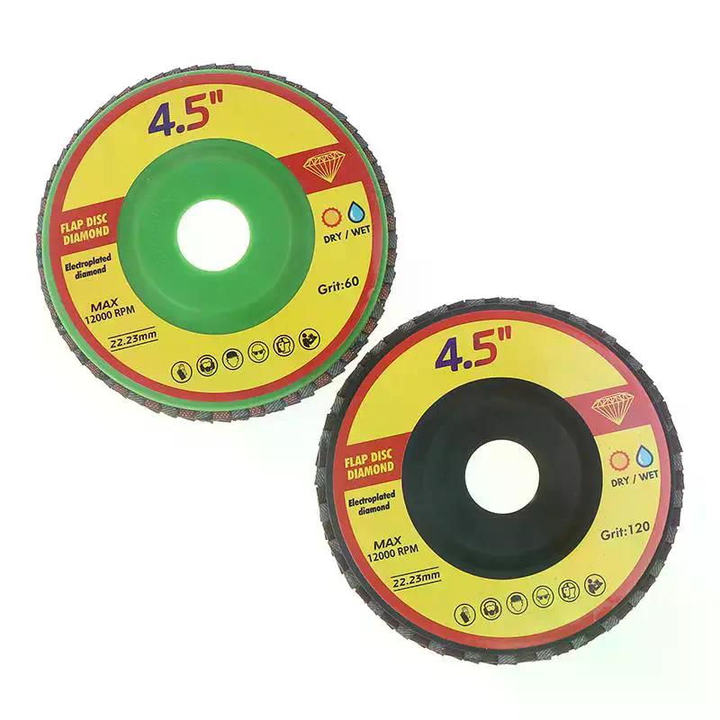 115mm Flap Disc Wheel Apply Angle Grinder For Glass Metal Ceramic Tile Marble And Granite Polishing Grinding Wheel
