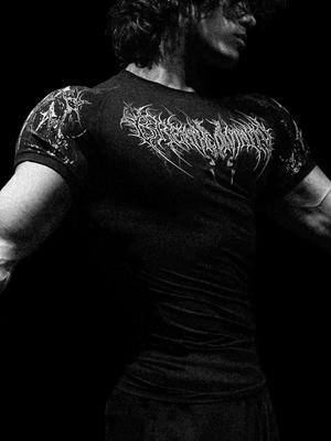 Breathedivinity Herrarnas Snabbtorkande Träningslinne - Elastisk Åtsittande T-shirt för Träning & Cykling