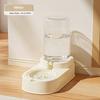 Split Design Automatic Pet Feeder And Water Dispenser Set Gravity Refill Food And Water Bowls For Cats And Dogs