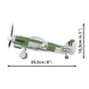 Modèle Réduit - COBI - HAWKER TYPHOON MK. IB - 190 Pièces - À Monter Soi-même - Gris