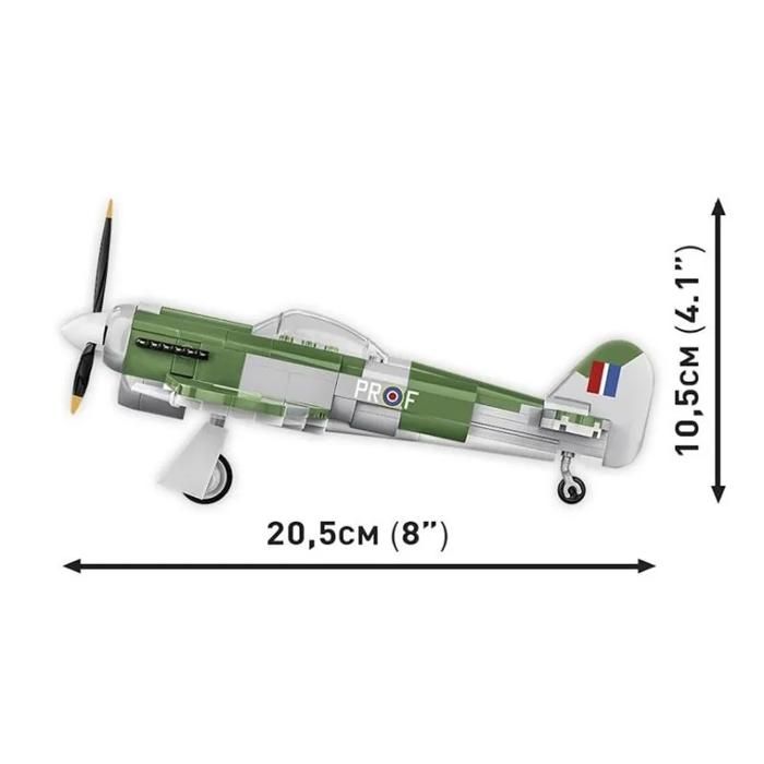 Modèle Réduit - COBI - HAWKER TYPHOON MK. IB - 190 Pièces - À Monter Soi-même - Gris