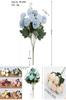 Realistic Rose Peony Artificial Flower Bouquet For Home Wedding Hotel Decoration Silk Material