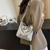 Trendy Street Style Pu Crossbody Bucket Bag For Women In 2024 Summer Fashion