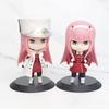 10CM DARLING in the FRANXX Figure Zero Two Three Q-version Figures Stand Animation Model Toys Gifts Collection Decoration PVC